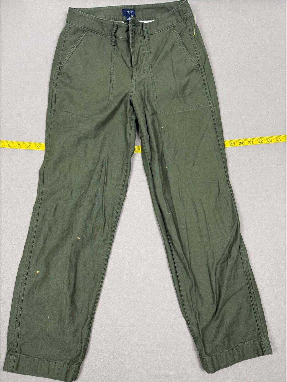 J.Crew Re-Imagined Dark Green Army Fatigue Pants